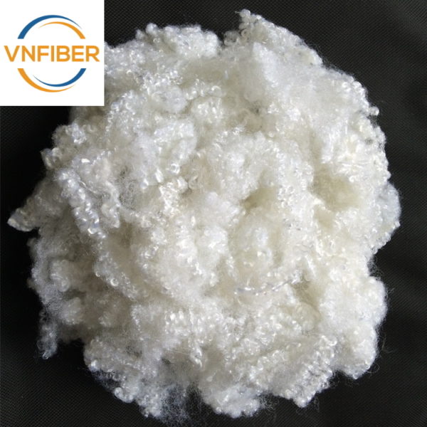 White hollow polyester fiber recycled fill materials