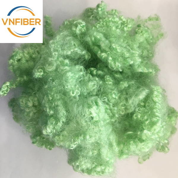 green polyester staple fiber